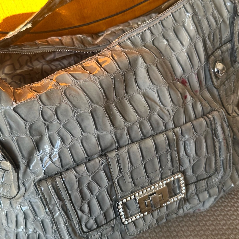Guess Crocodile-Embossed Women's Bag